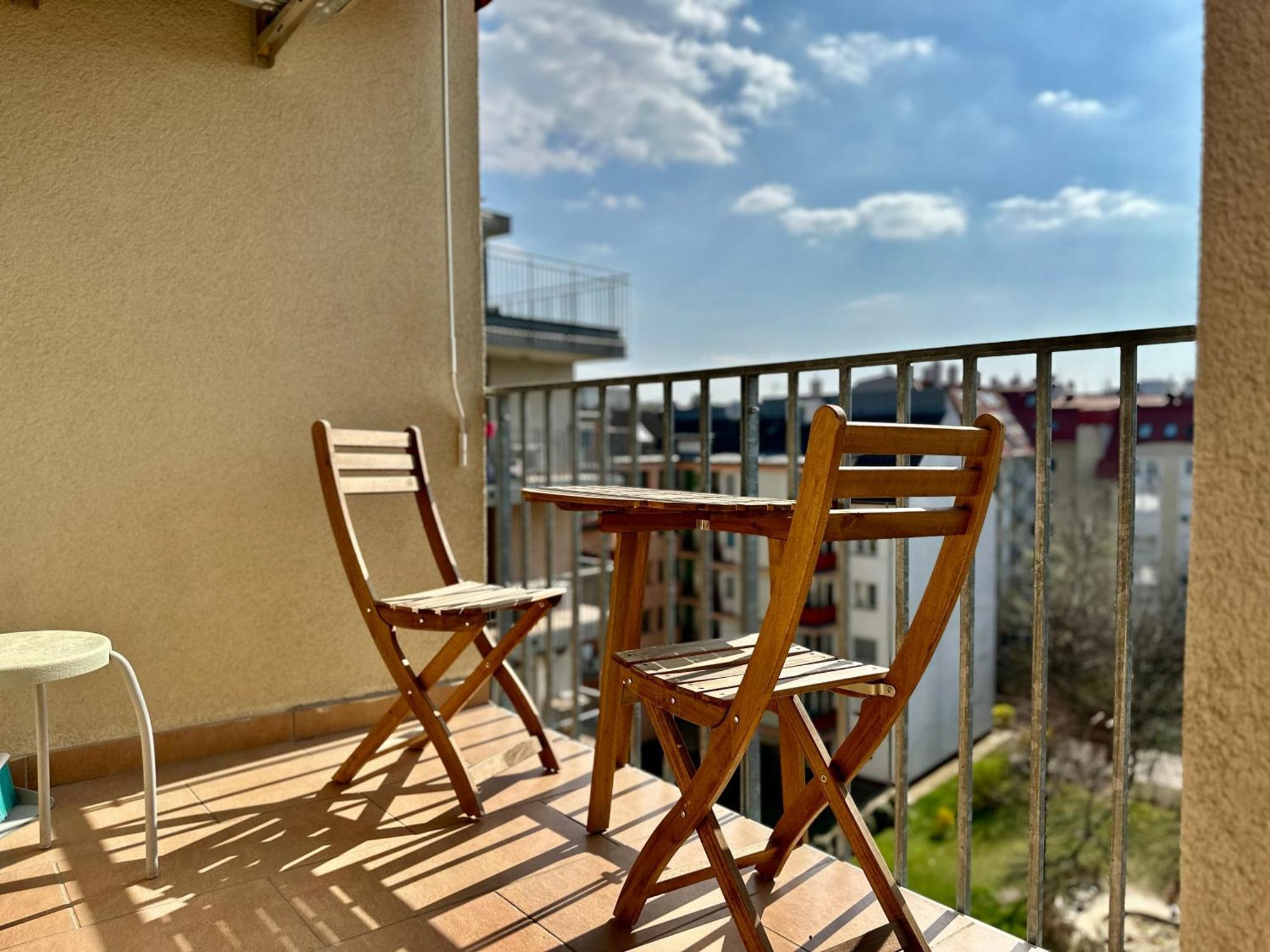 City Break Apartment - Private Garage, Ac, Balcony Budapesta Exterior foto